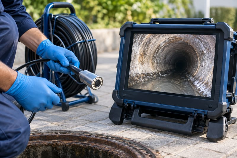 Matériel d’inspection vidéo de canalisation utilisé par Cana Pro Services